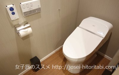 プレミアホテルキャビン大阪のトイレ