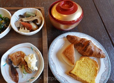 ホテル山楽金沢の朝食バイキング