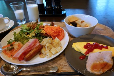 東急ハーヴェスト 旧軽井沢の朝食ビュッフェ